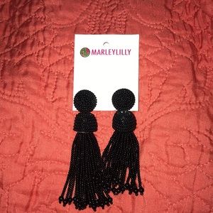 Marley Lilly black earrings